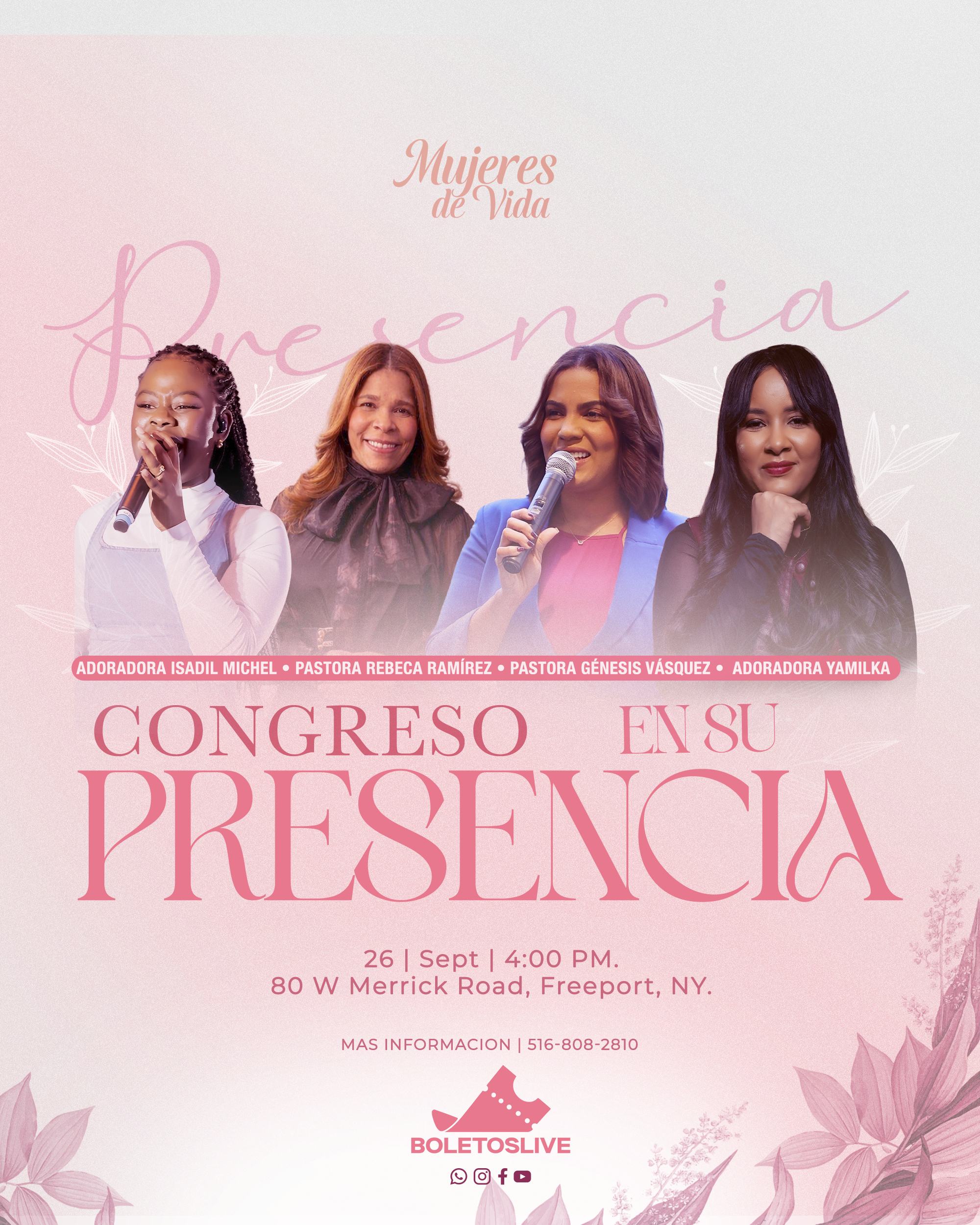 Congreso De Mujeres: “En Su Presencia”